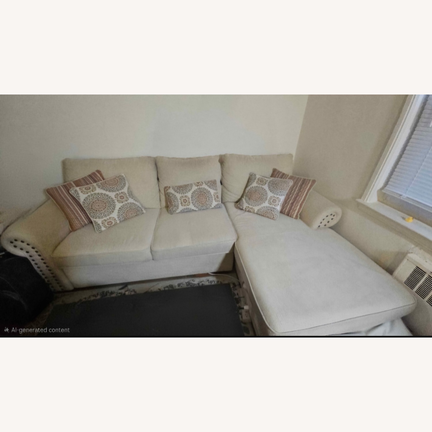 Bob's Discount Furniture Fabric 2 Piece Sectional - image-2