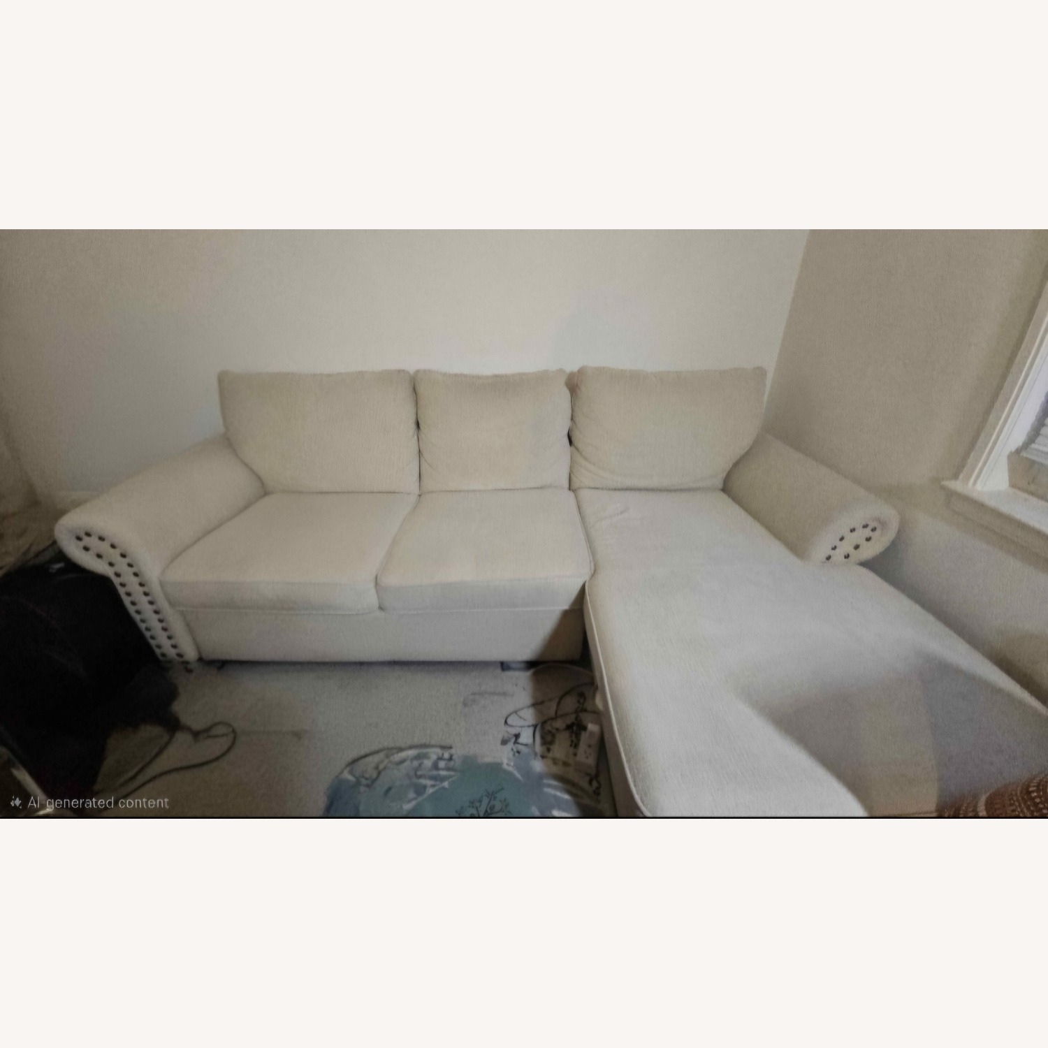 Bob's Discount Furniture Fabric 2 Piece Sectional - image-1