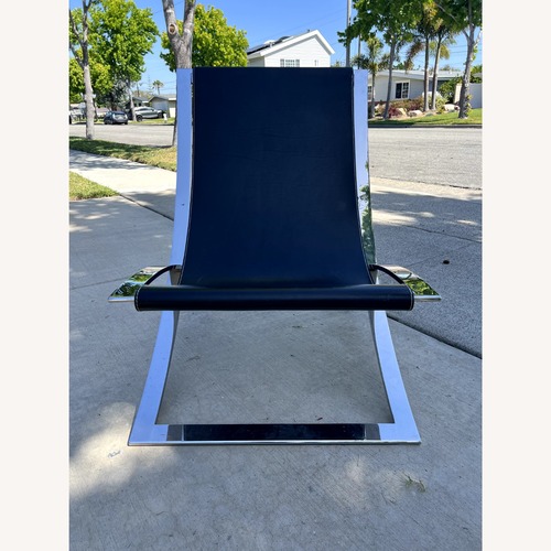 Used Ralph Lauren Black Leather Accent Chairs for sale on AptDeco