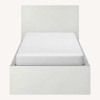IKEA Malm White Wood Twin Bed