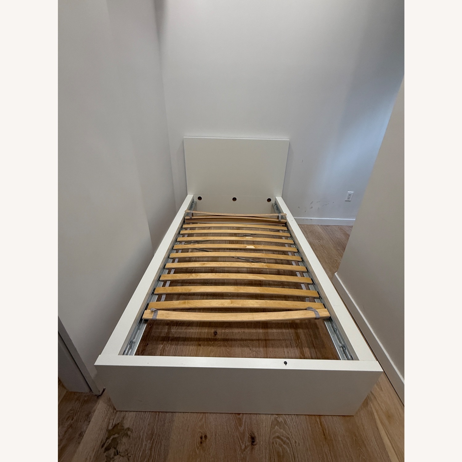 IKEA Malm White Wood Twin Bed - image-3