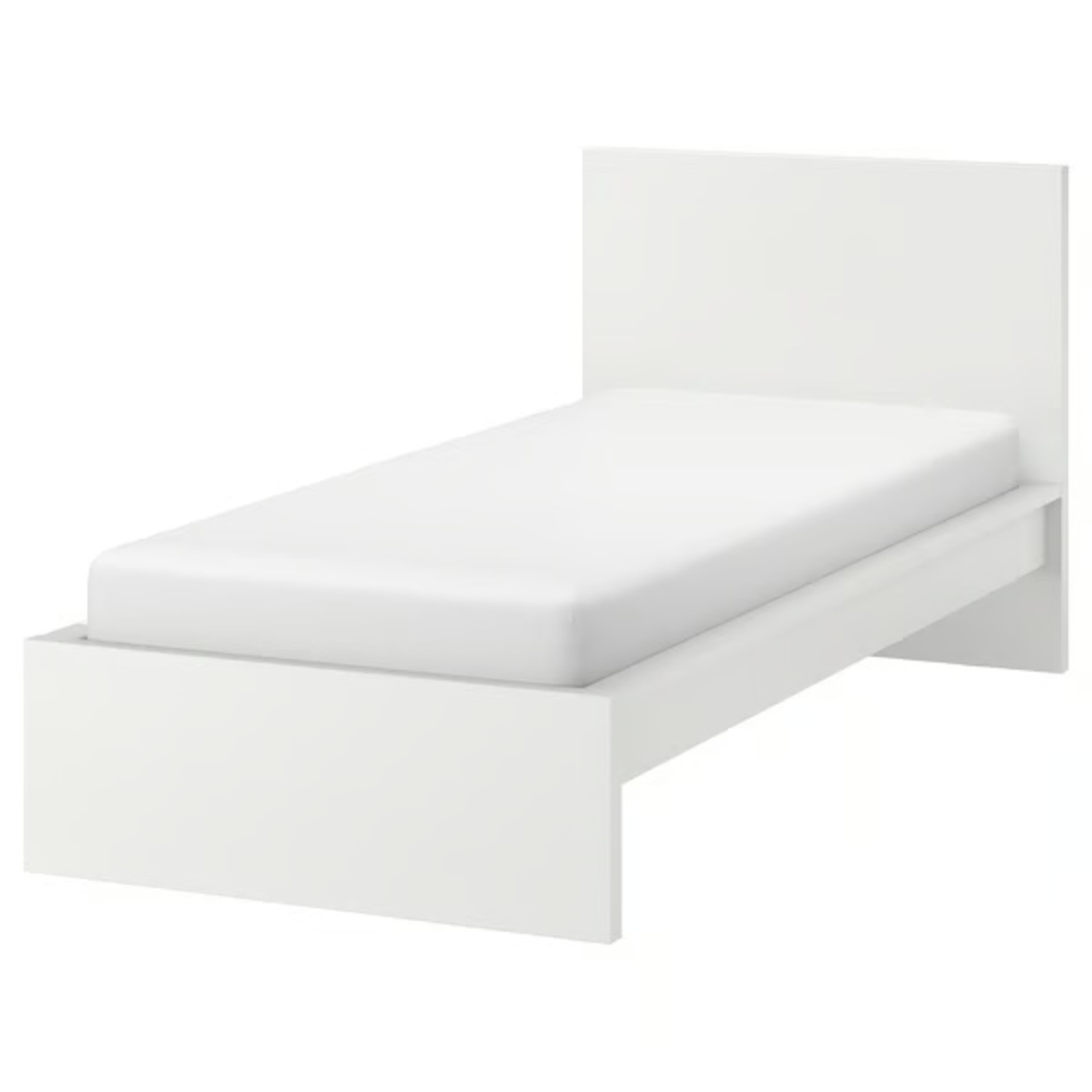 IKEA Malm White Wood Twin Bed - image-4