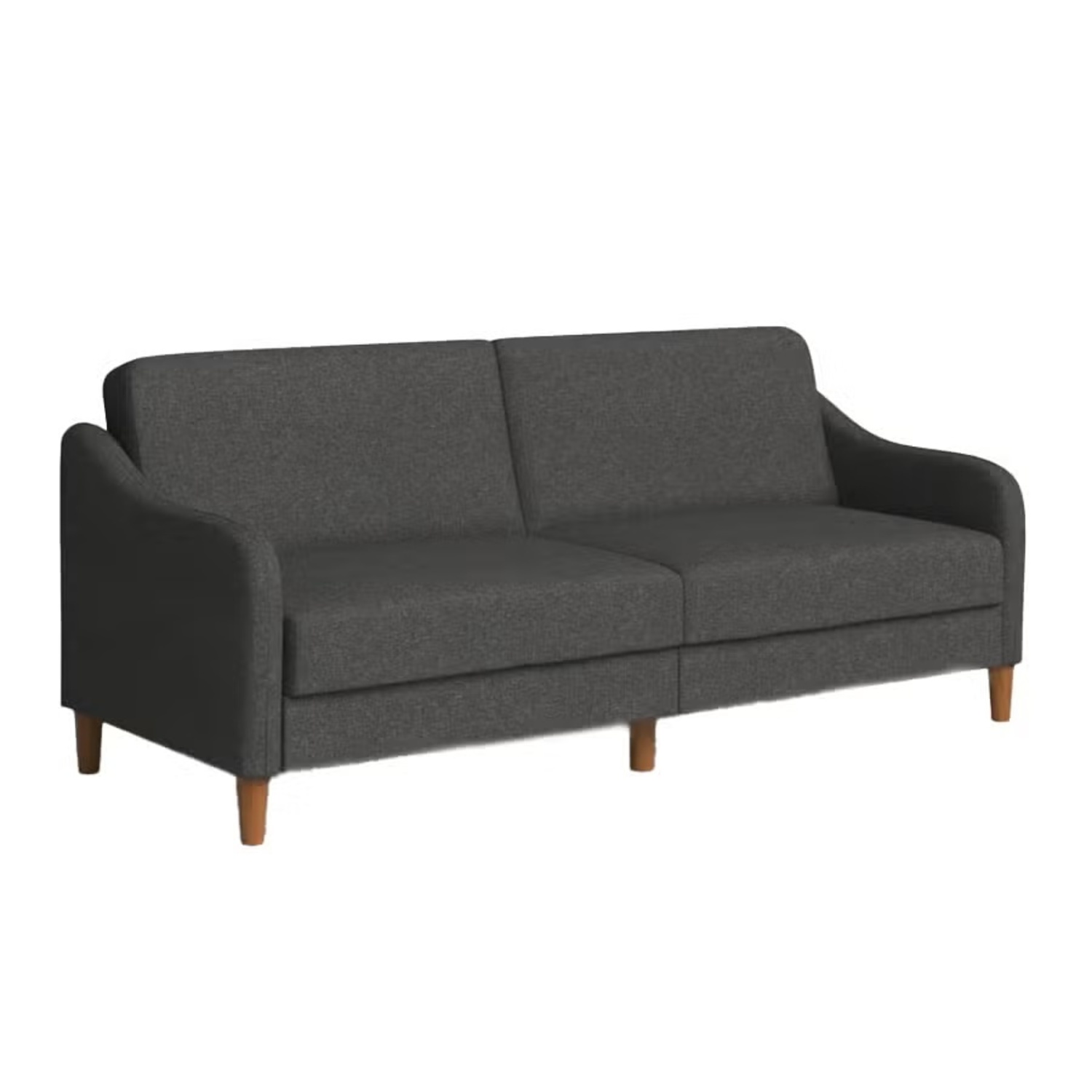 Aria 77" Round Arm Convertible Sofa - image-5