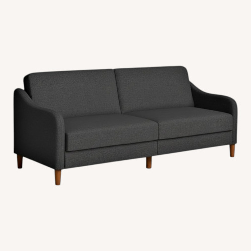 Used Aria 77" Round Arm Convertible Sofa for sale on AptDeco