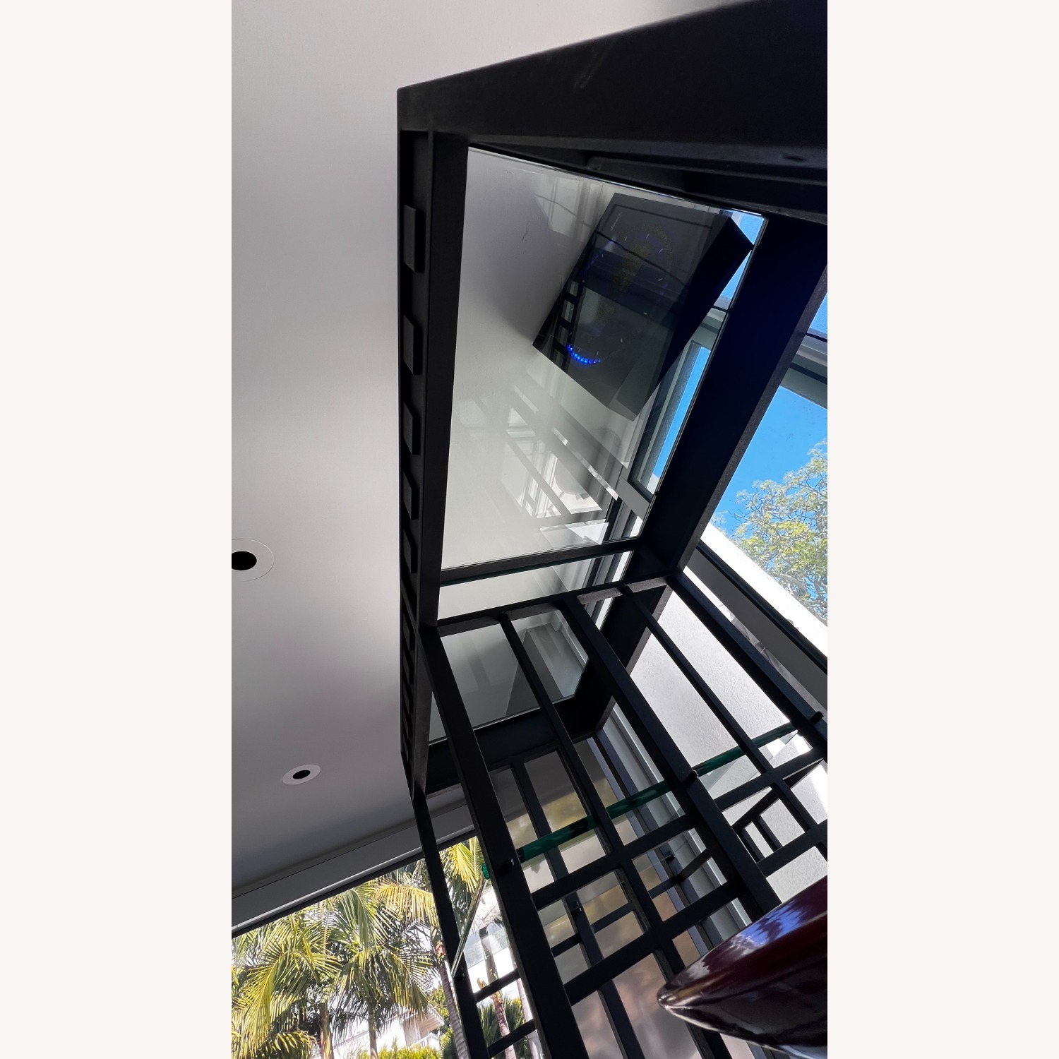 Black Metal Wall Shelf - image-8