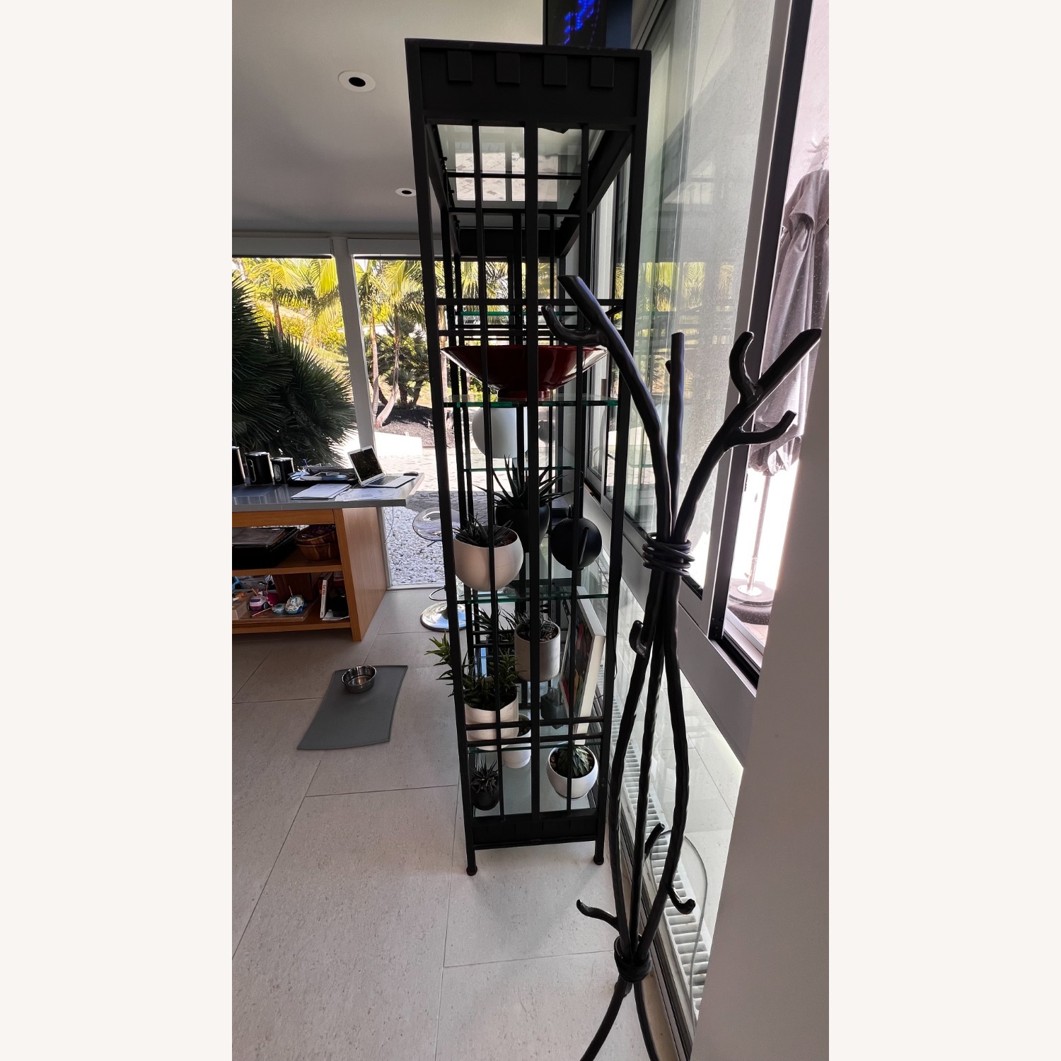 Black Metal Wall Shelf - image-2