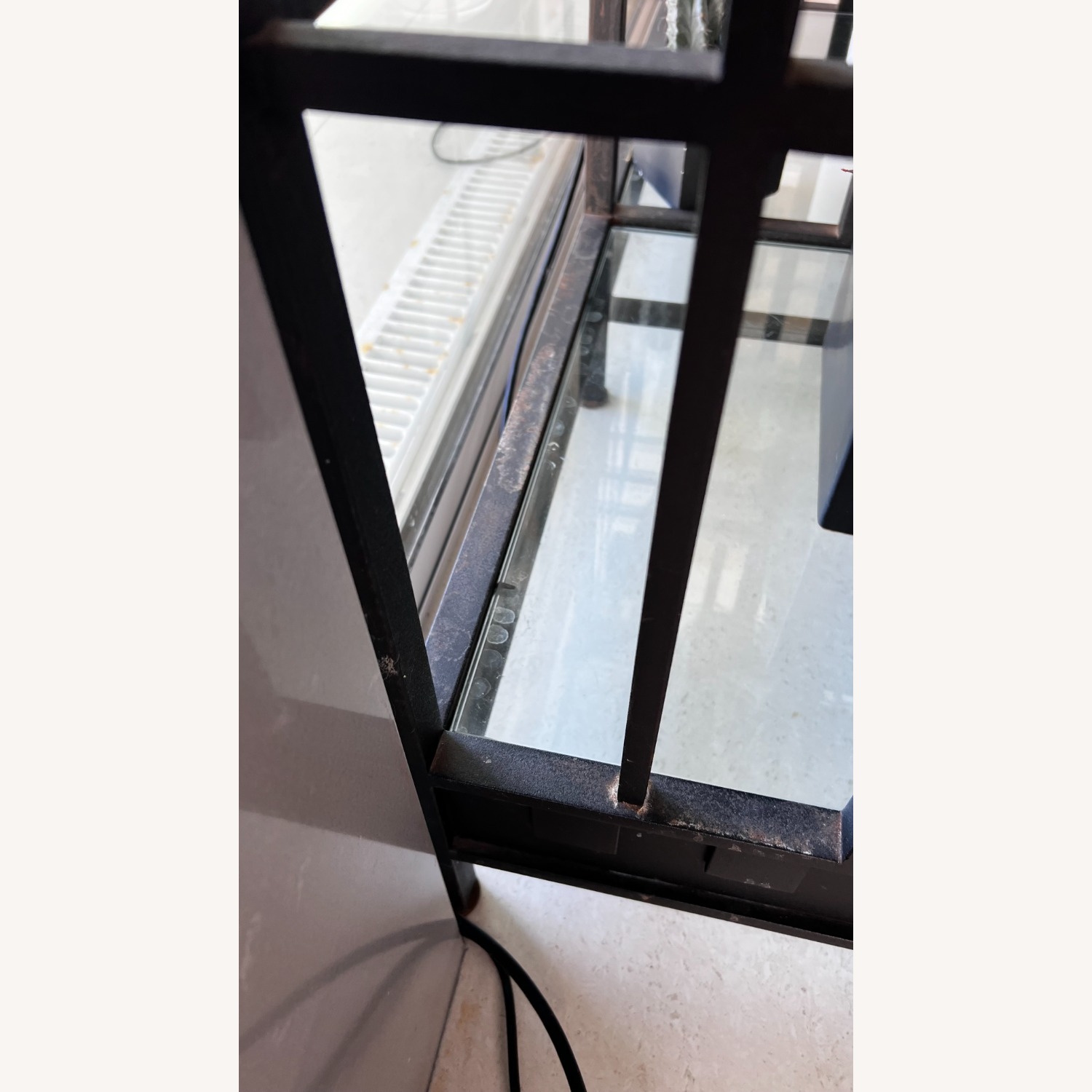 Black Metal Wall Shelf - image-3