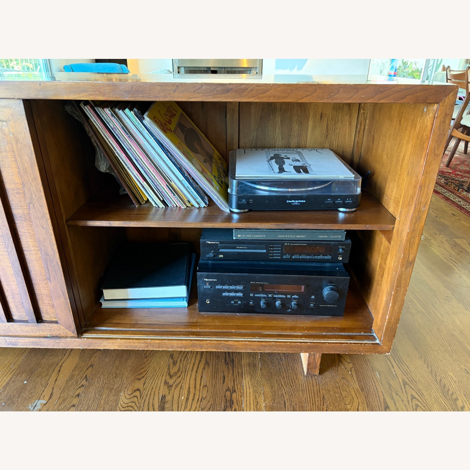 Room & Board Wood Sliding Credenza/Console - image-5