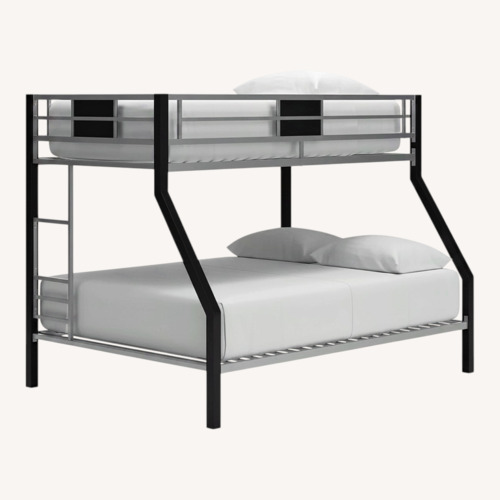 Used Ashley Black Metal Bunk Bed for sale on AptDeco
