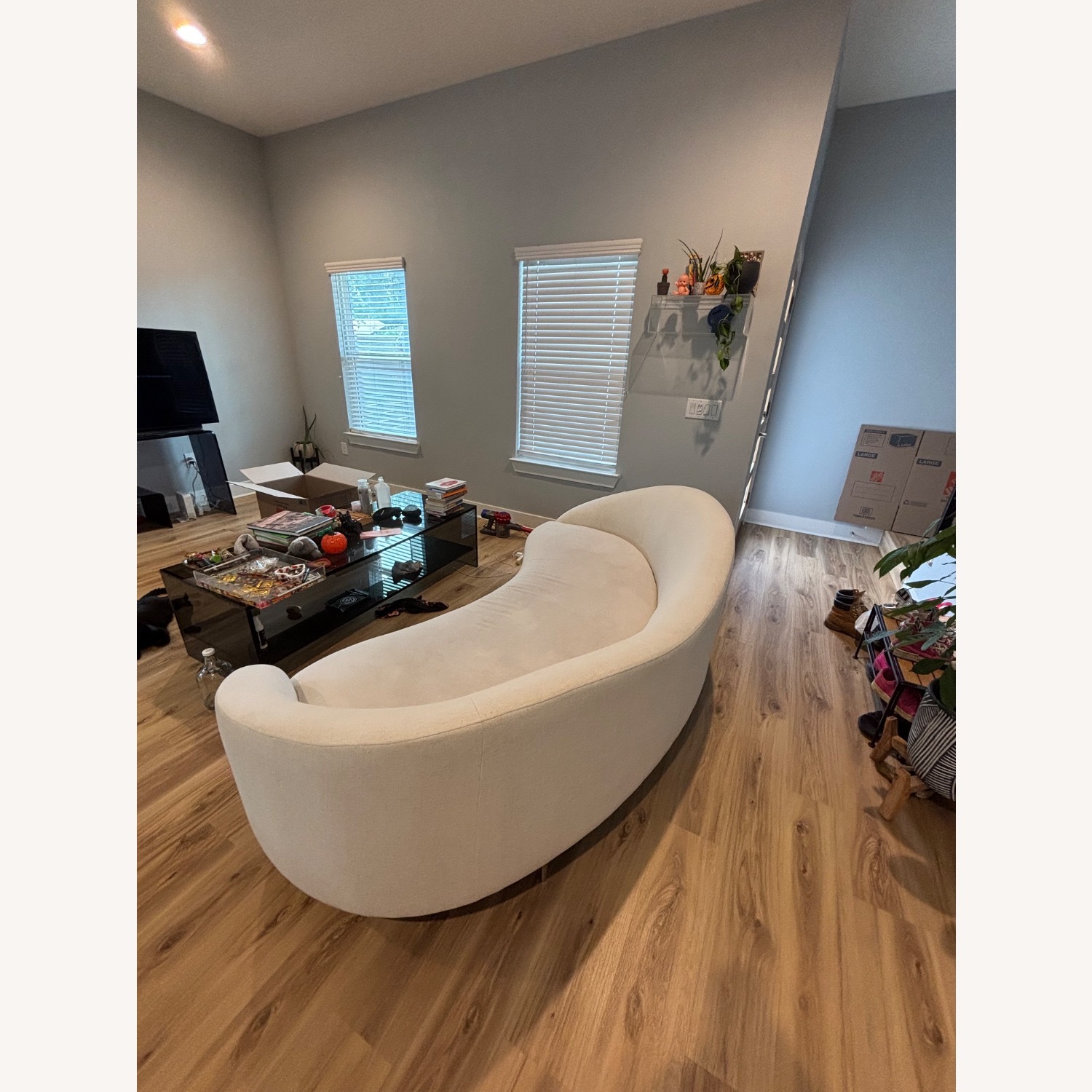 CB2 Curvo Couch by Goop - image-3