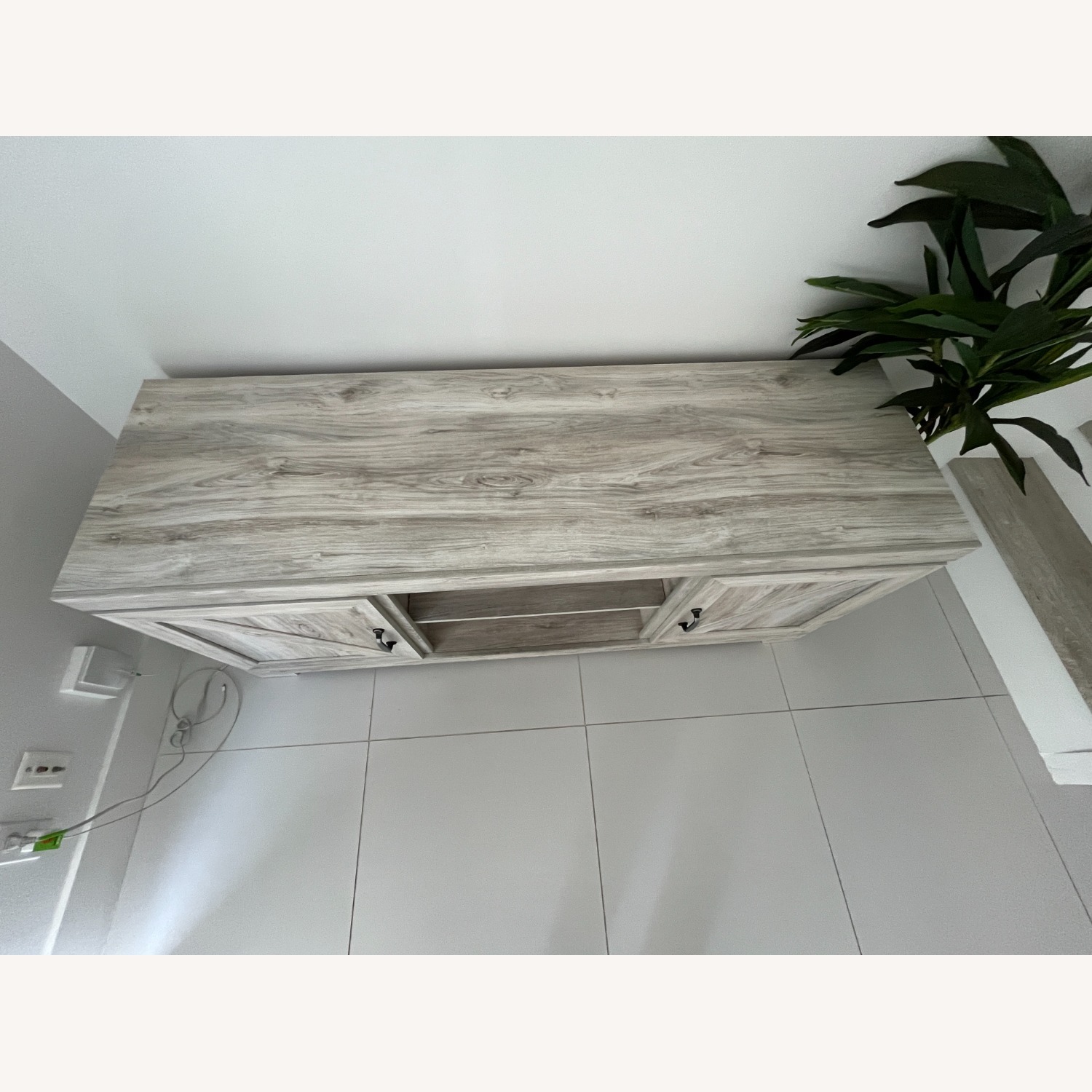 Ashley Furniture White Wood Media Storage - image-3