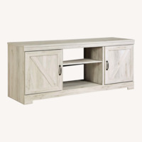 Ashley Furniture White Wood Media Storage