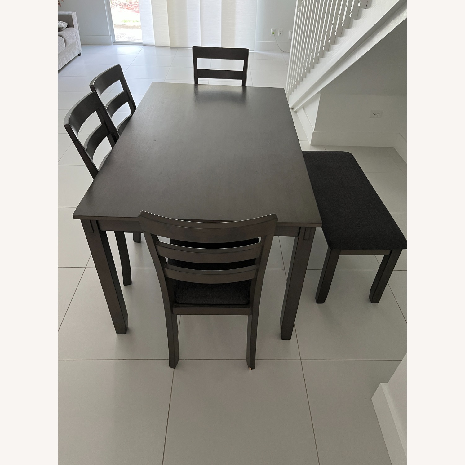 Ashley Dining Table with 4 Chairs and Bench - image-2