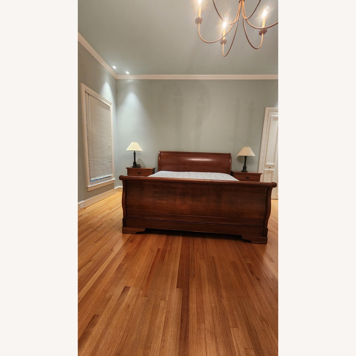 Restoration Hardware Marston Dark Brown Wood King Bed - image-2