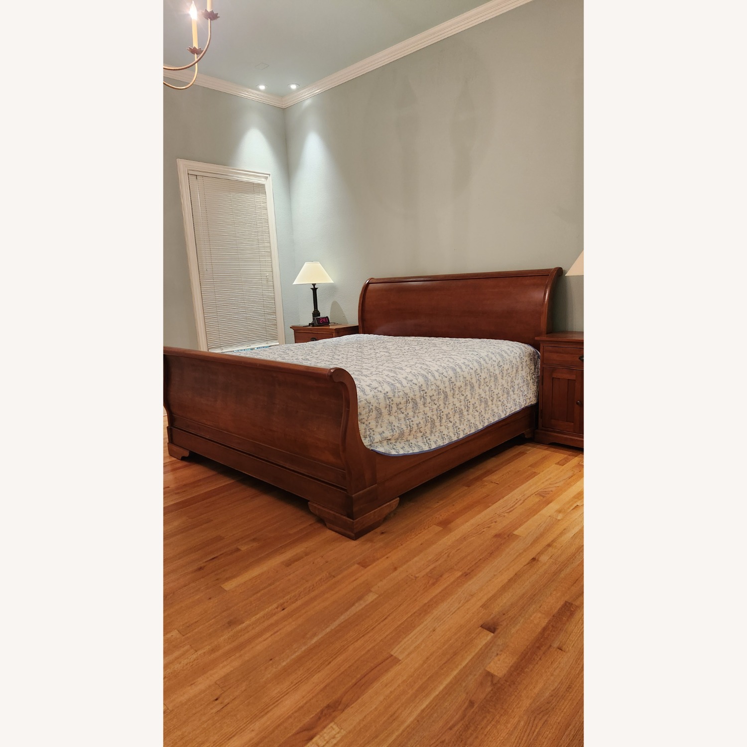 Restoration Hardware Marston Dark Brown Wood King Bed - image-3