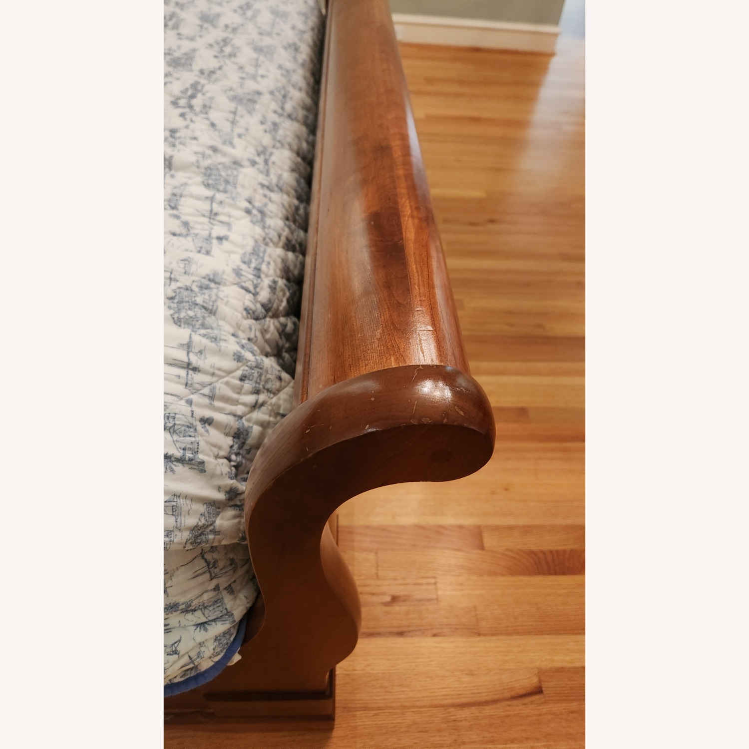 Restoration Hardware Marston Dark Brown Wood King Bed - image-6