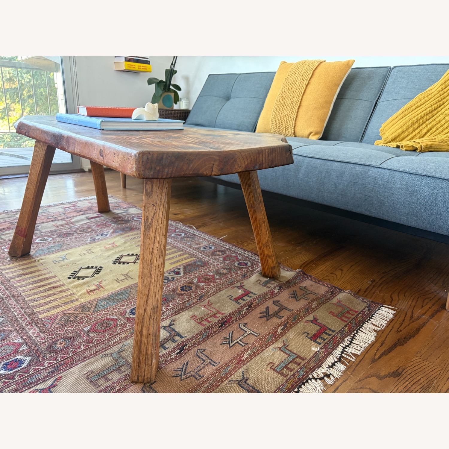 Live Edge Solid Wood Coffee Table - image-2