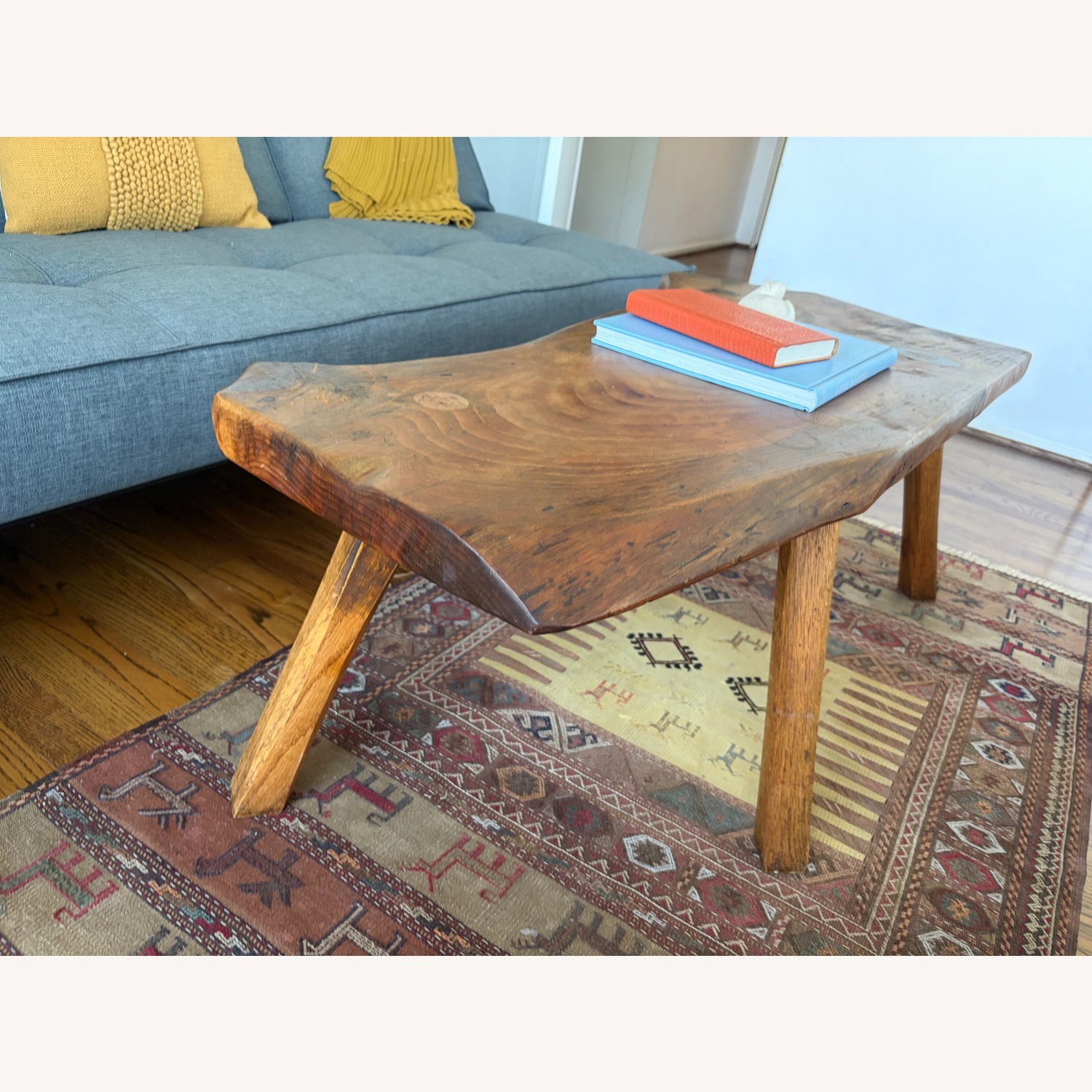 Live Edge Solid Wood Coffee Table - image-3
