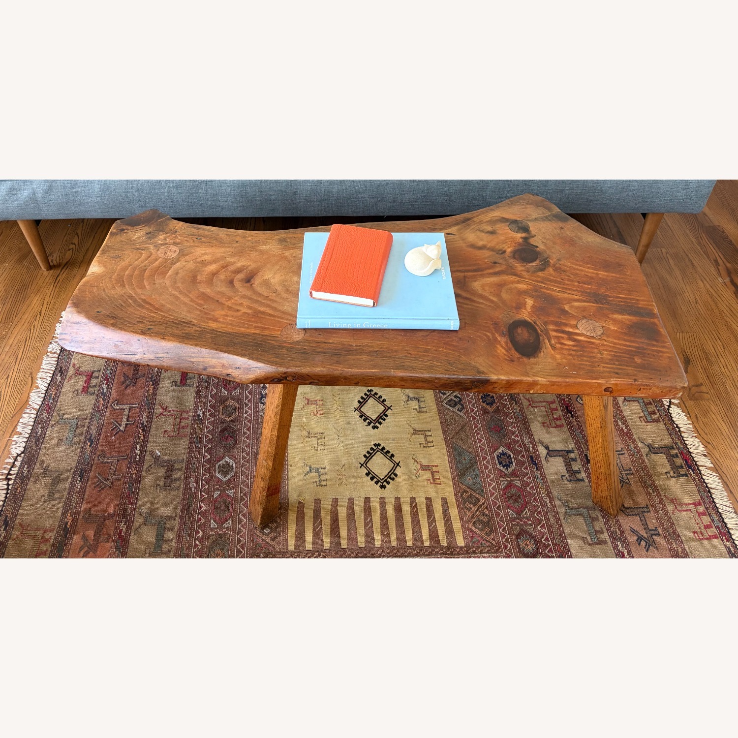 Live Edge Solid Wood Coffee Table - image-6