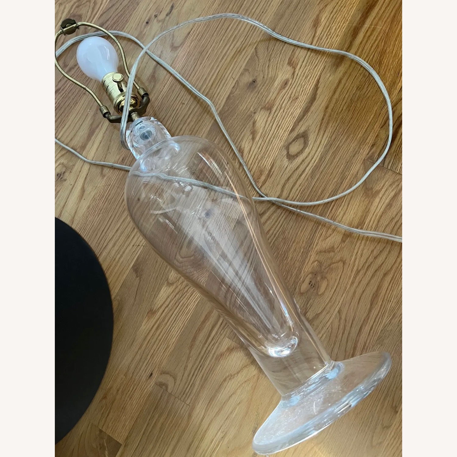 Simon Pearce Black Glass Table Lamps - image-6