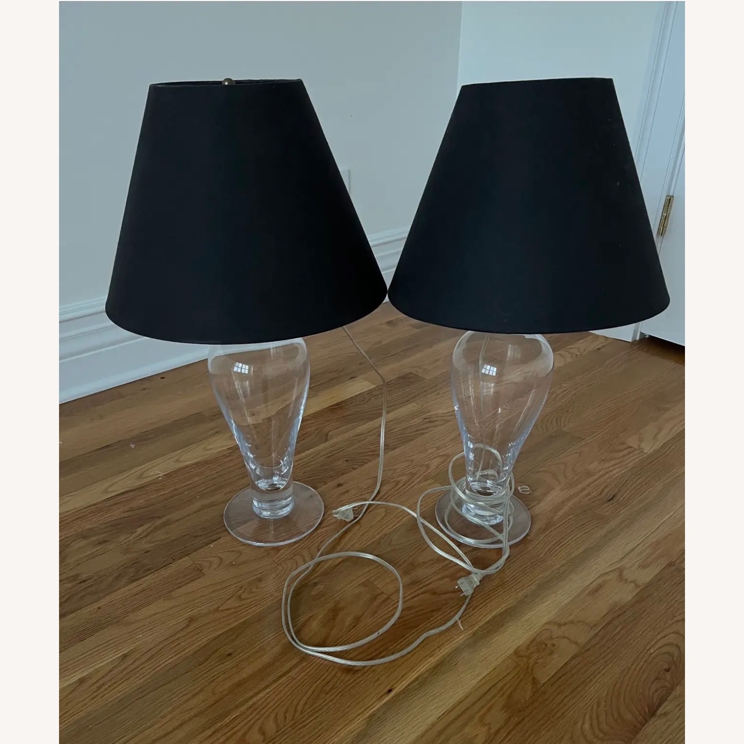 Simon Pearce Black Glass Table Lamps - image-3