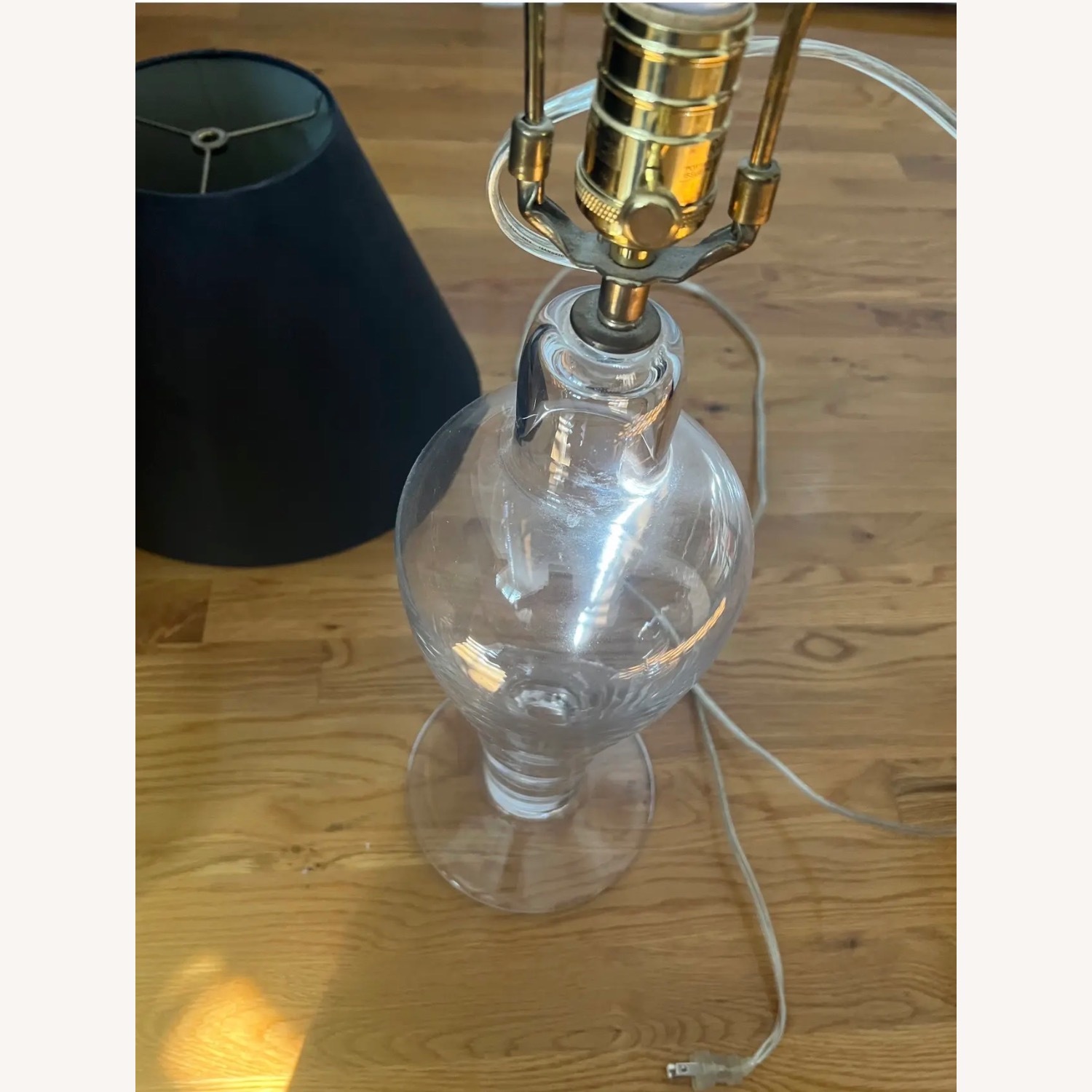 Simon Pearce Black Glass Table Lamps - image-9