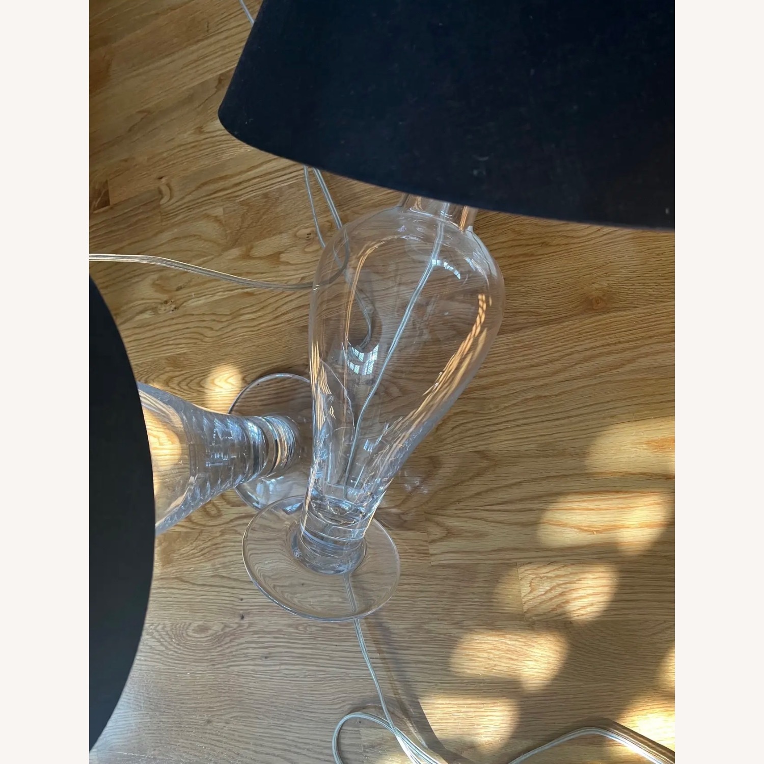 Simon Pearce Black Glass Table Lamps - image-7