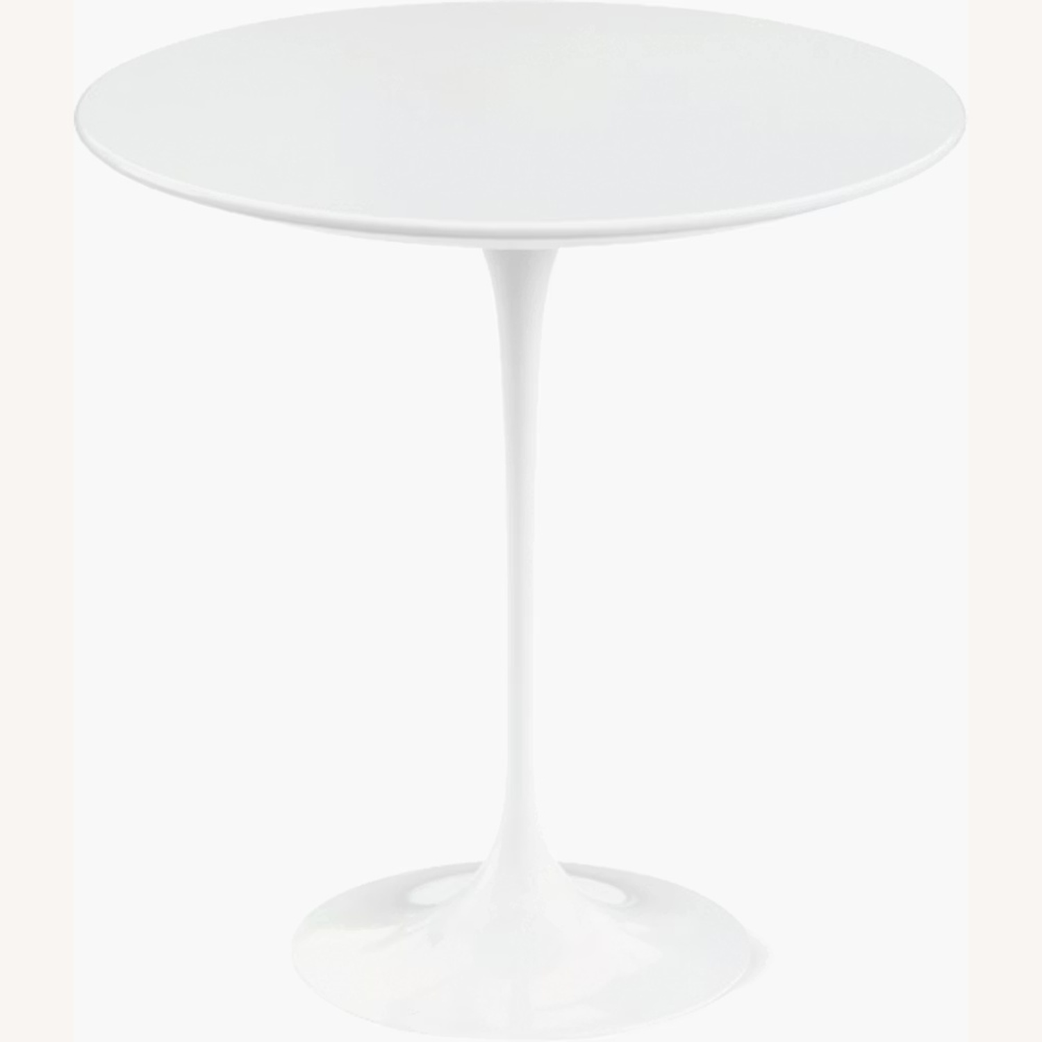 Knoll Saarinen White Side Tables Pair - image-5