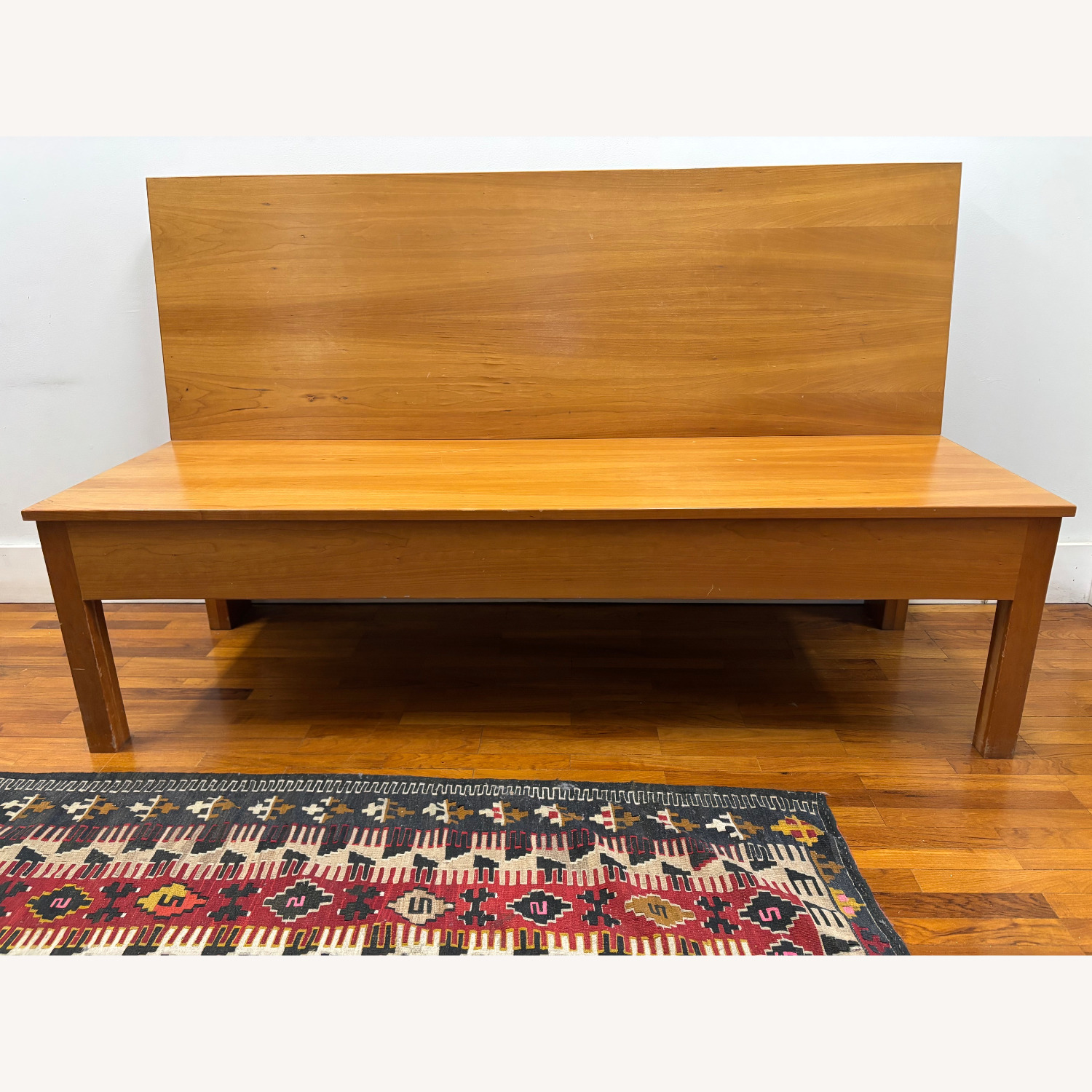 Natural Wood Bench - image-1