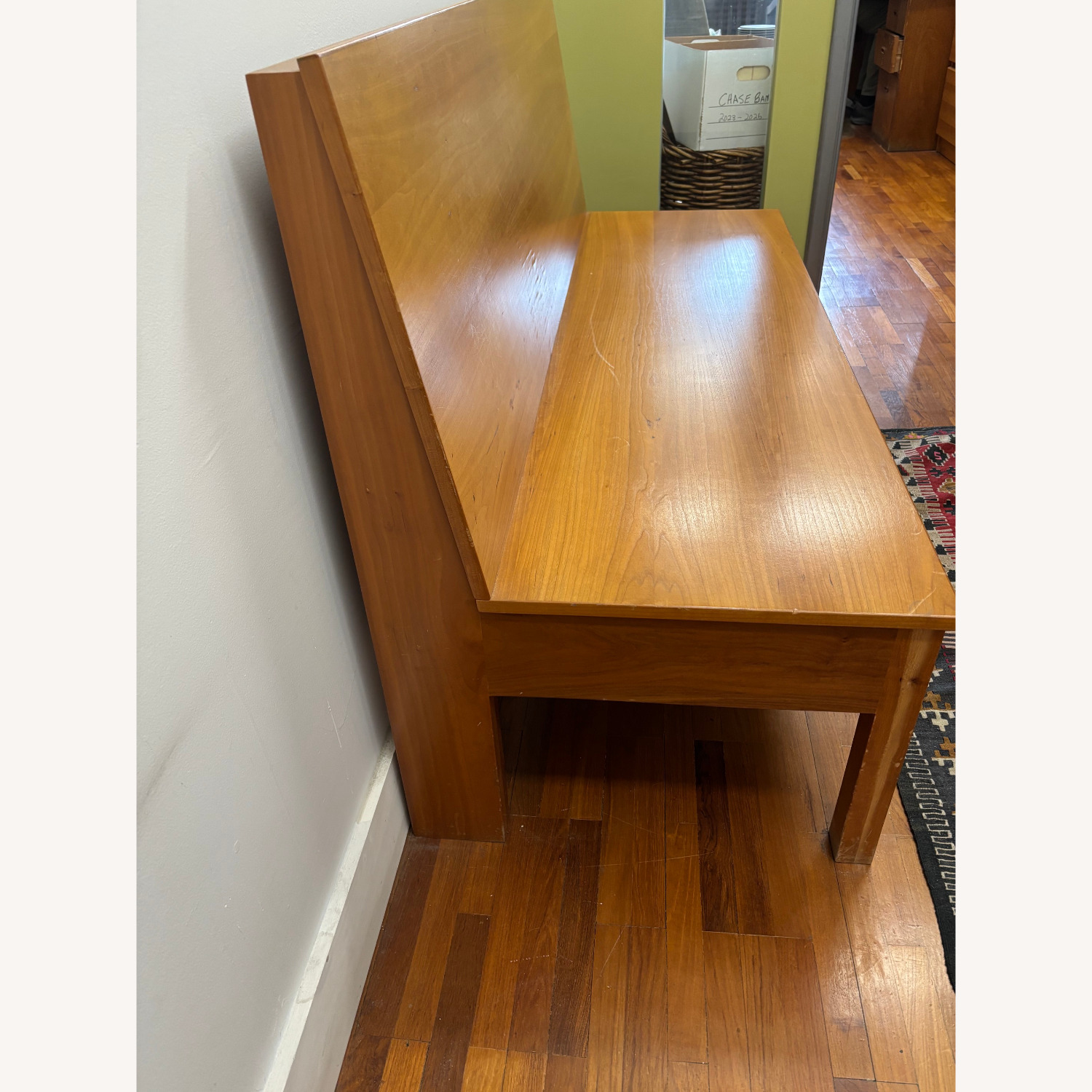 Natural Wood Bench - image-3