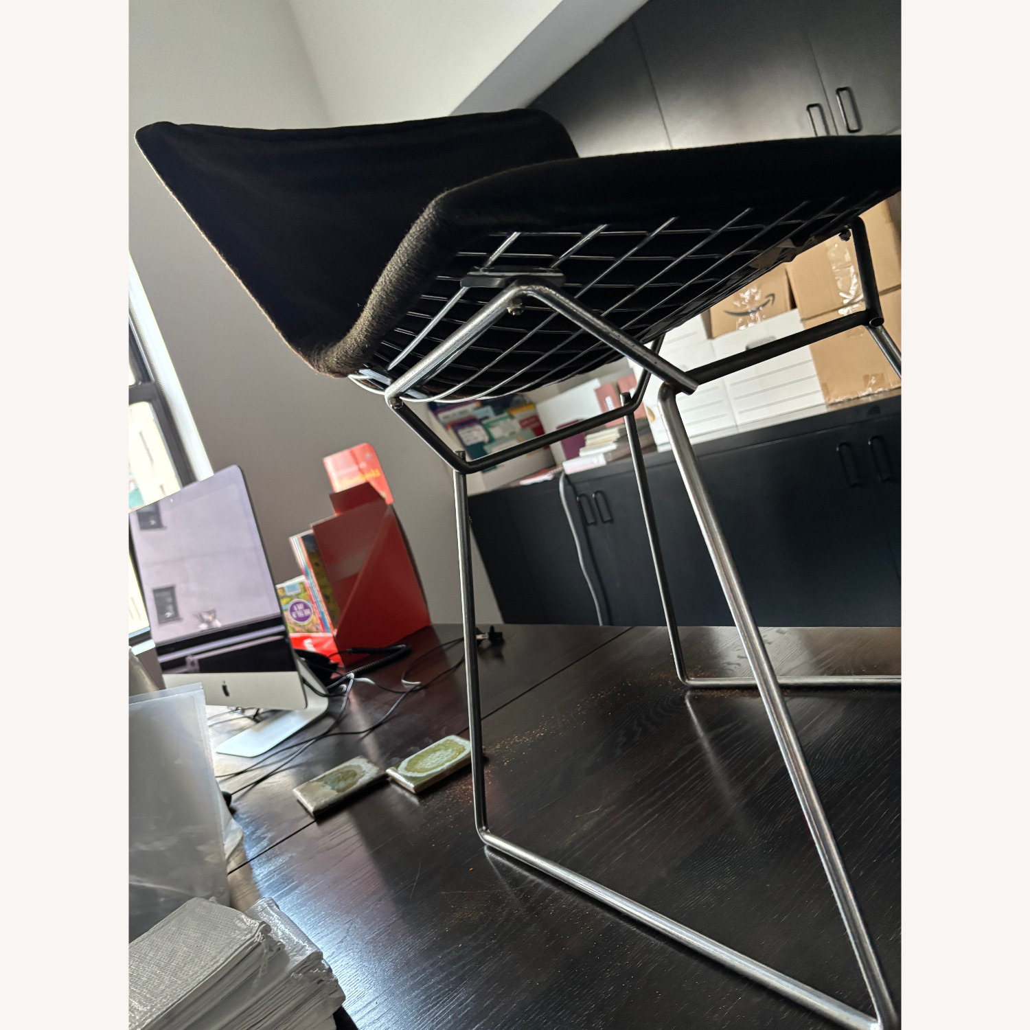 Knoll Bertoia Black Metal Chair - image-3