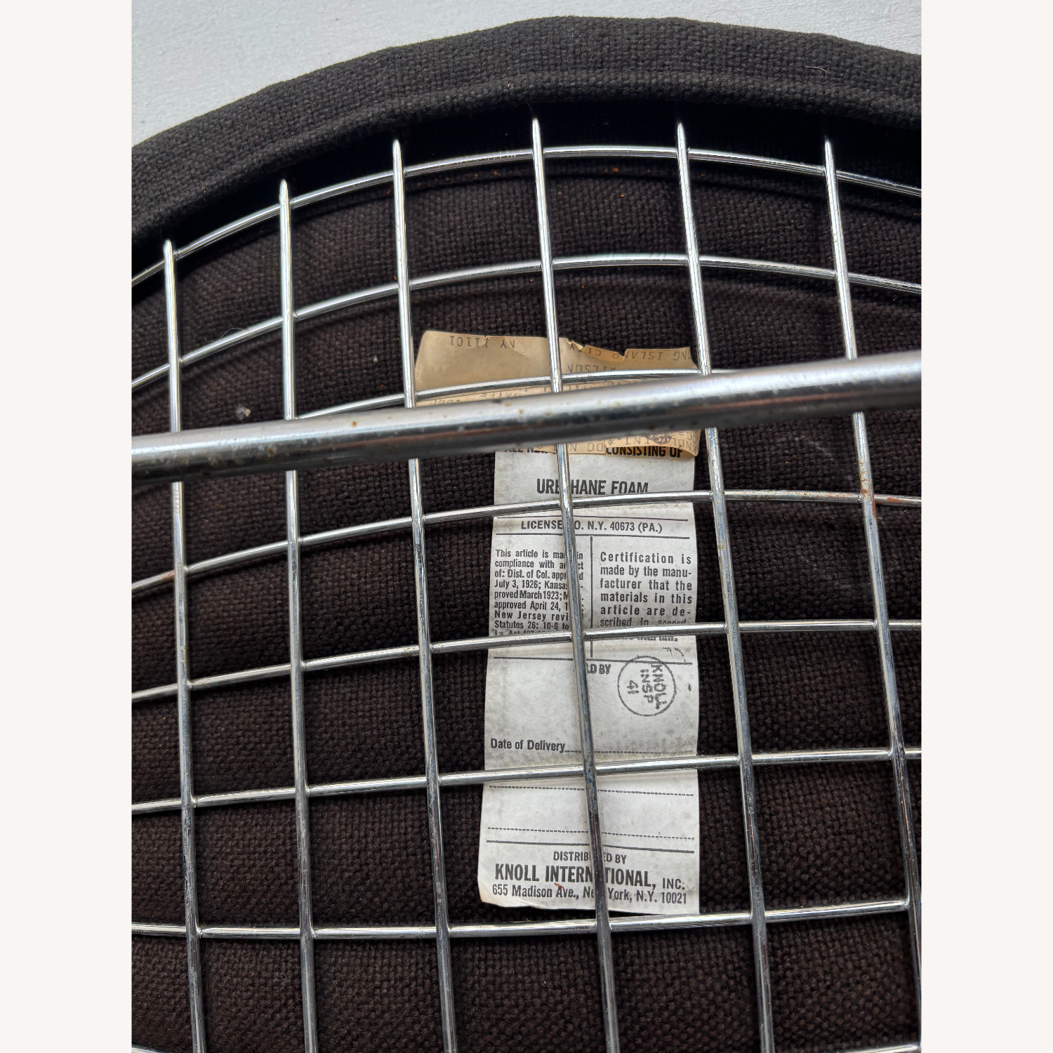 Knoll Bertoia Black Metal Chair - image-4