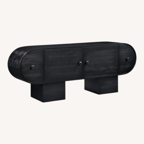 Used Wayfair Latitude Run Black Wood Sideboard for sale on AptDeco