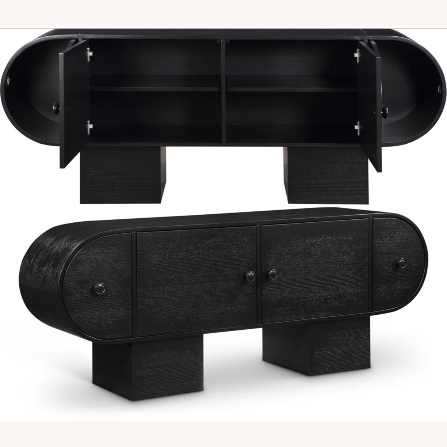 Wayfair Latitude Run Black Wood Sideboard - image-4