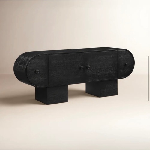 Used Wayfair Latitude Run Black Wood Sideboard for sale on AptDeco