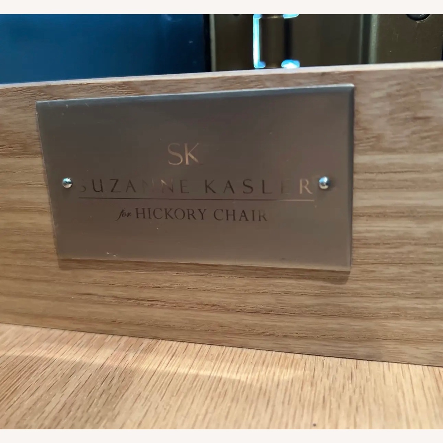 Hickory Chair Company Black Wood Armoire - image-4