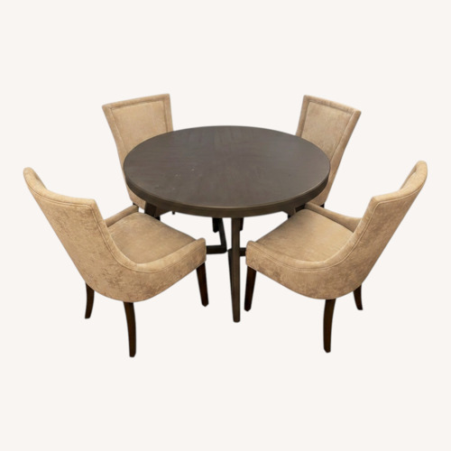 Used Wayfair Dark Brown Wood Dining Sets for sale on AptDeco