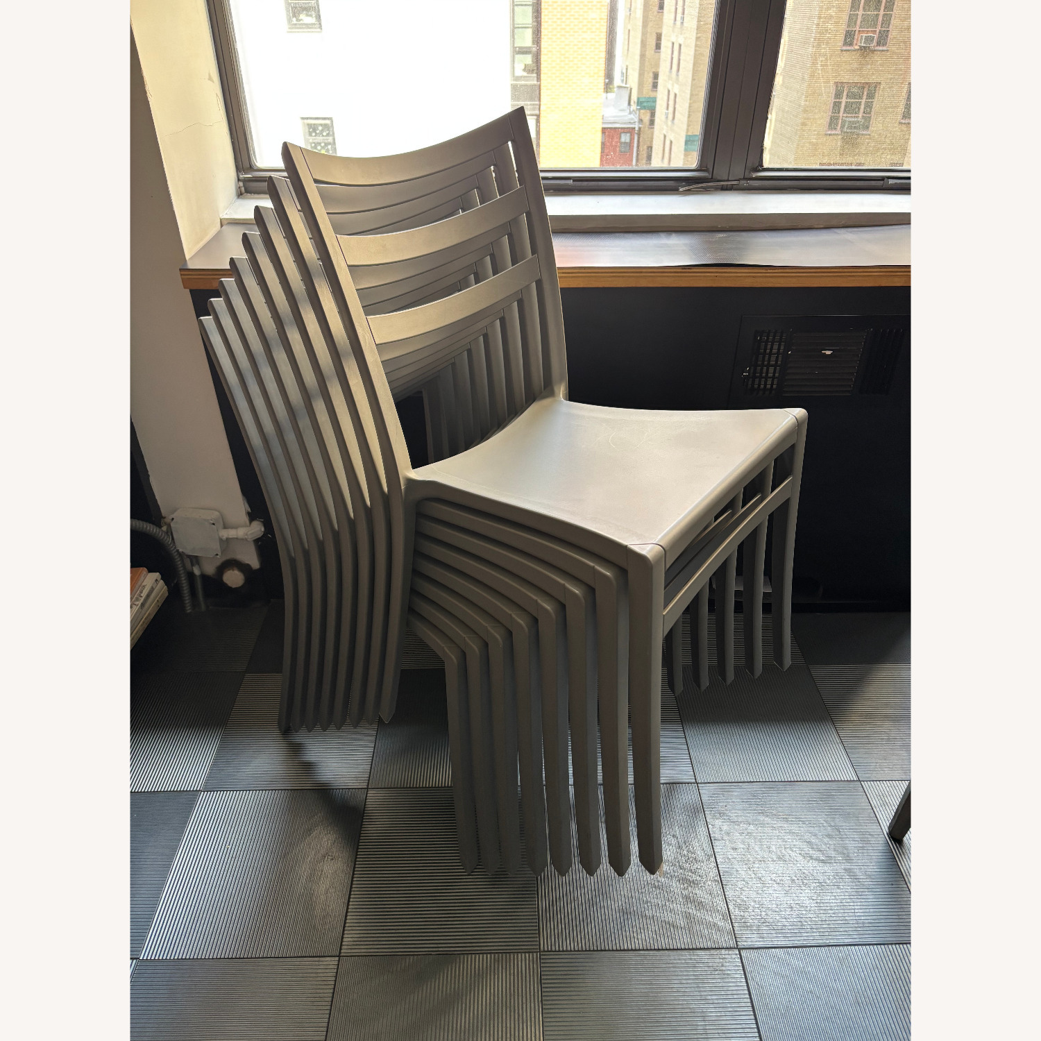 Casprini Sabrina Gray Dining Chairs - image-3