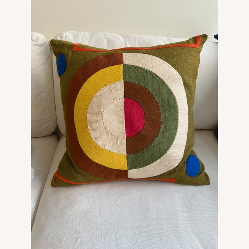 Used Jonathan Adler Monterey Bullseye Pillow Pillow for sale on AptDeco
