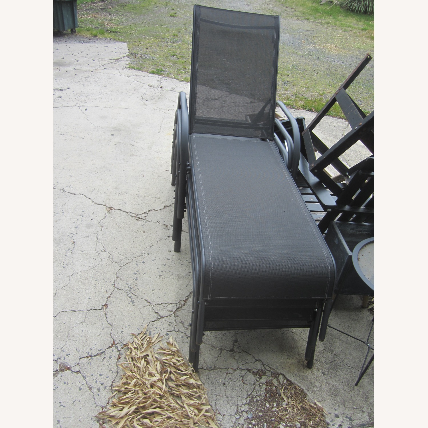 Black Metal Patio Furniture - image-1