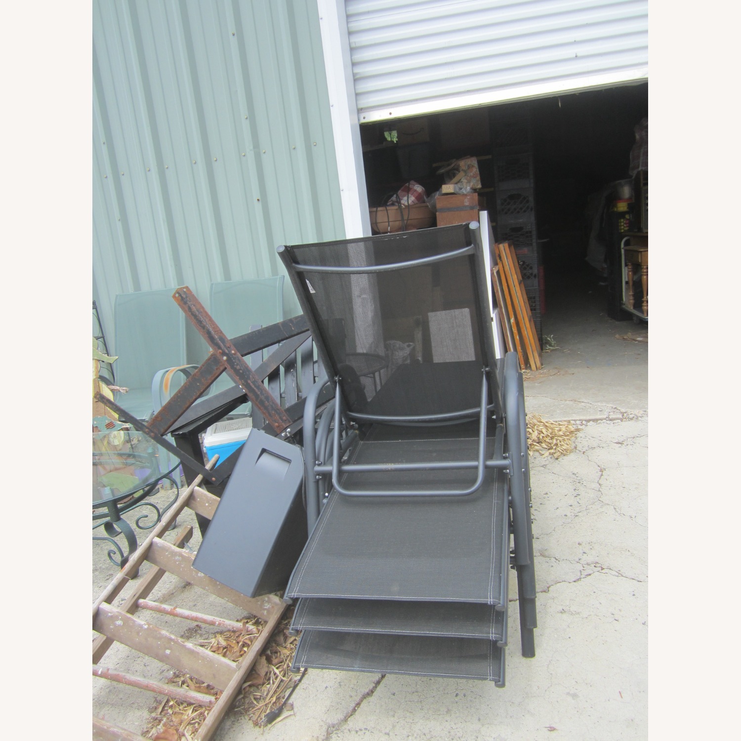 Black Metal Patio Furniture - image-3