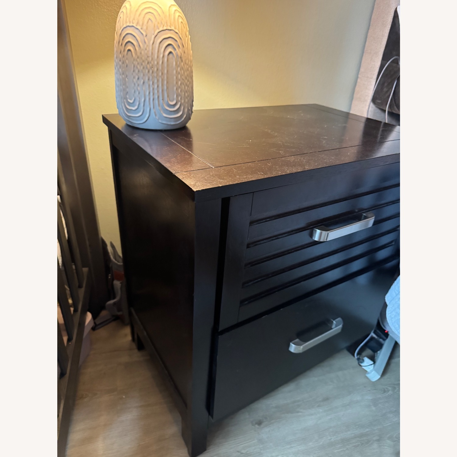Bob's Discount Furniture Dalton Dark Brown Nightstands - image-2