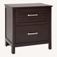 Bob's Discount Furniture Dalton Dark Brown Nightstands