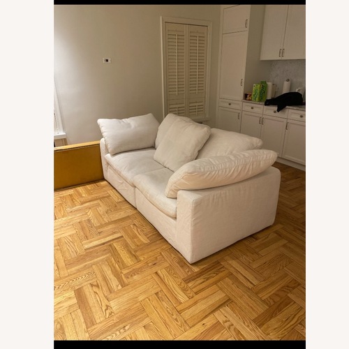 Used Restoration Hardware Natural 2 Piece Sectional for sale on AptDeco