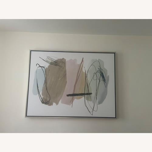 Used Bassett Contemporary Well Framed Painting  for sale on AptDeco