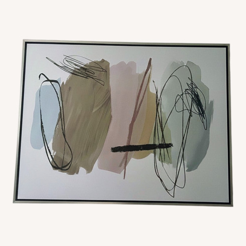 Used Bassett Contemporary Well Framed Painting  for sale on AptDeco