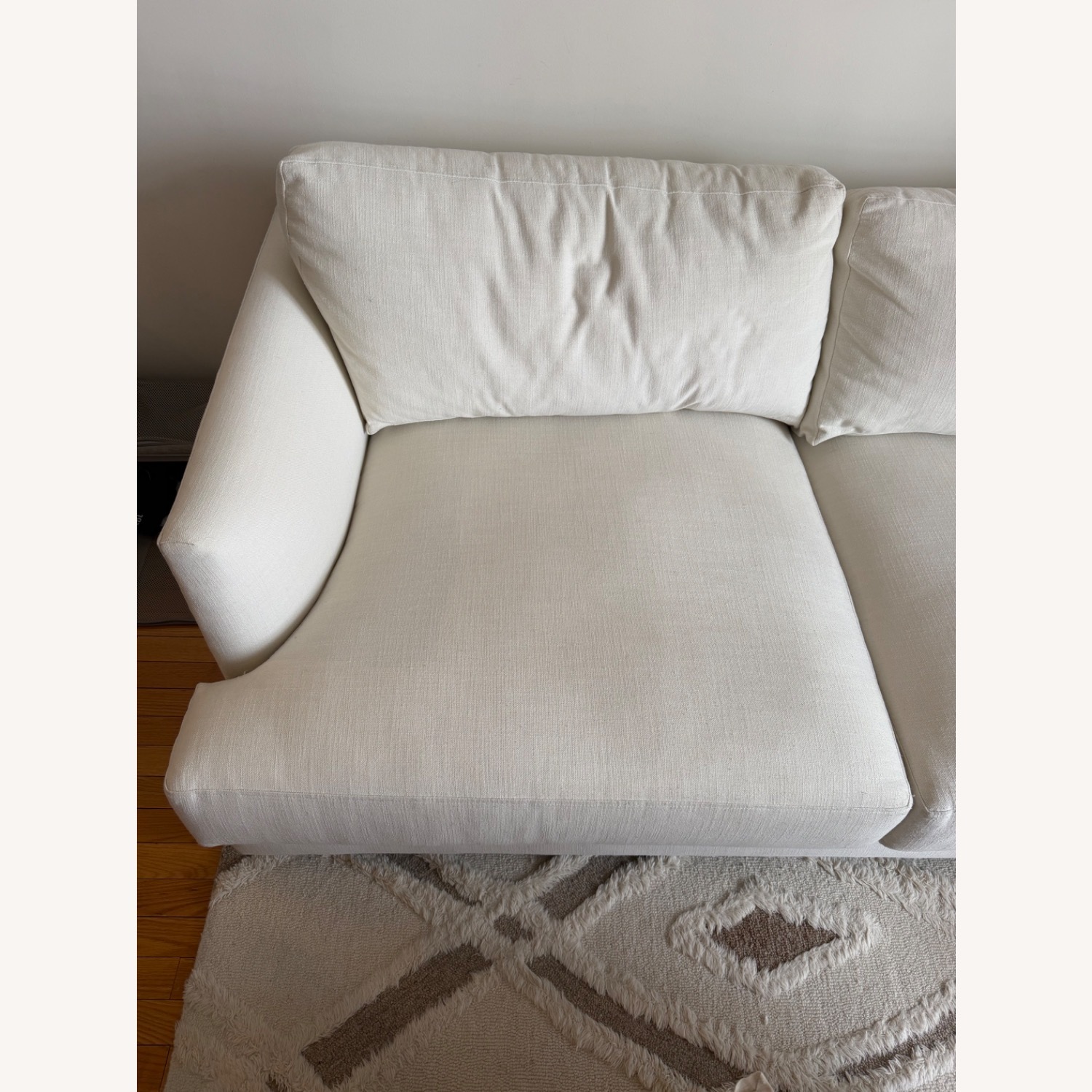 West Elm Haven Alabaster Couch - image-4