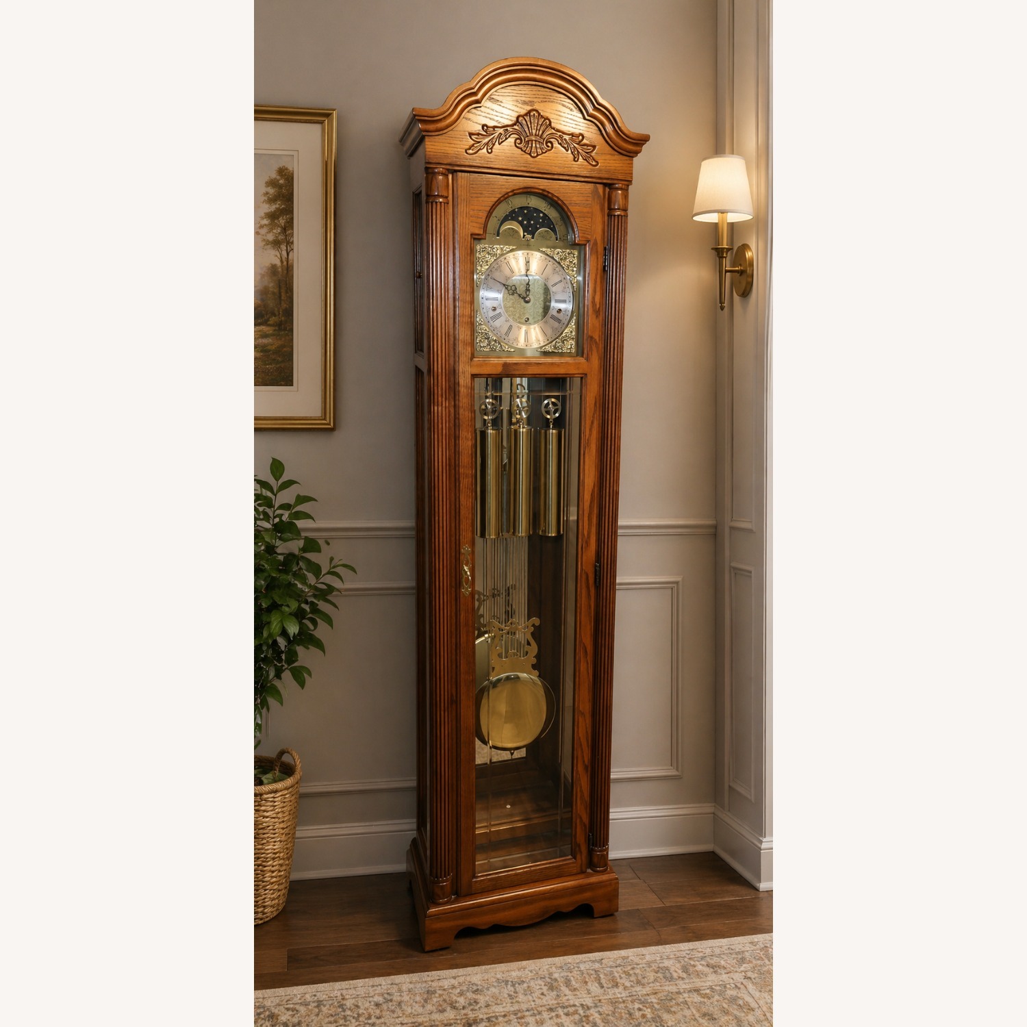 Howard Miller 68th Anniversary Grandfather Clock  - image-1