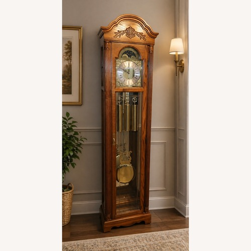 Used Howard Miller 68th Anniversary Grandfather Clock  for sale on AptDeco