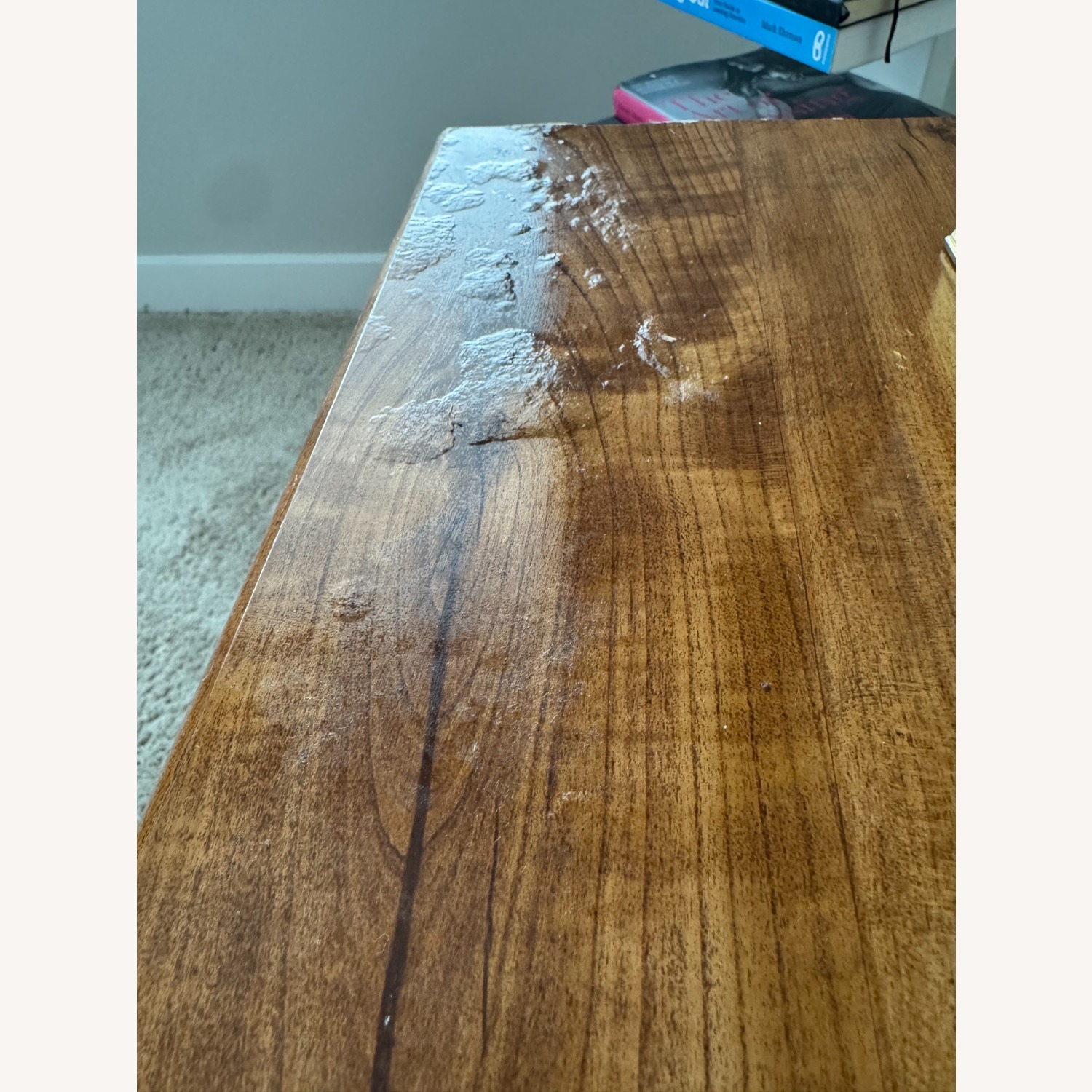 Natural Wood Nightstands - image-8